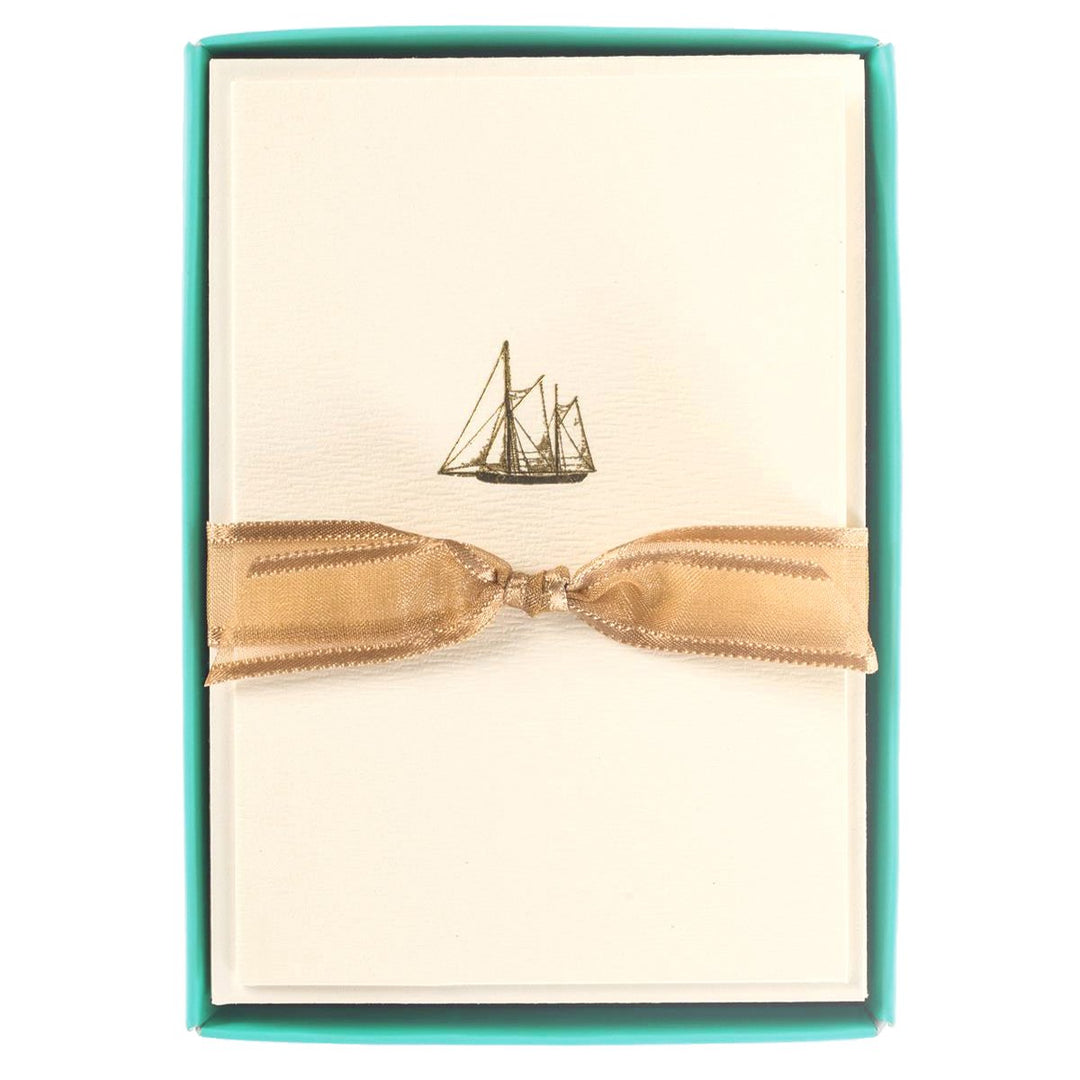 Vintage Boat La Petite Presse Boxed Cards