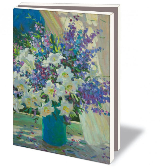 Bekking & Blitz Flowers in Vase Writing Wallet