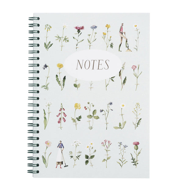 Laura Stoddard Wild Flowers A5 Wiro Notebook