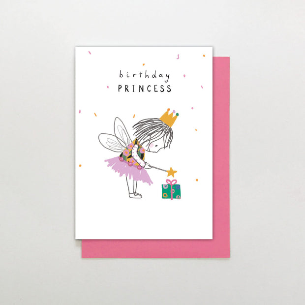 Stop the Clock Birthday Princess Card