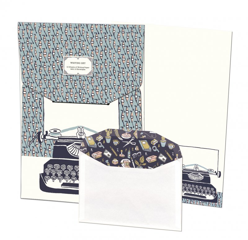 Bekking & Blitz Blue Floor Rieder Writing Paper Set