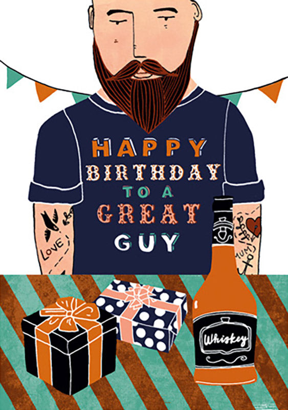 Quire Cards Great Guy Birthday Card