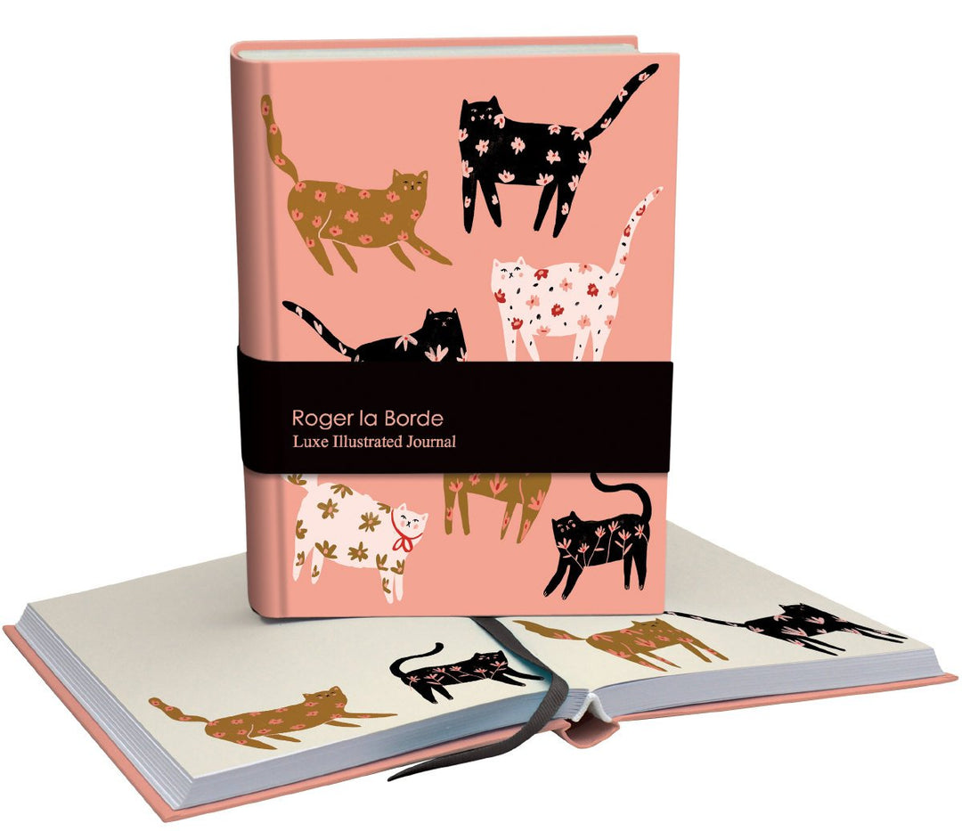 Roger la Borde Cinnamon and Ginger Cats Softback Journal