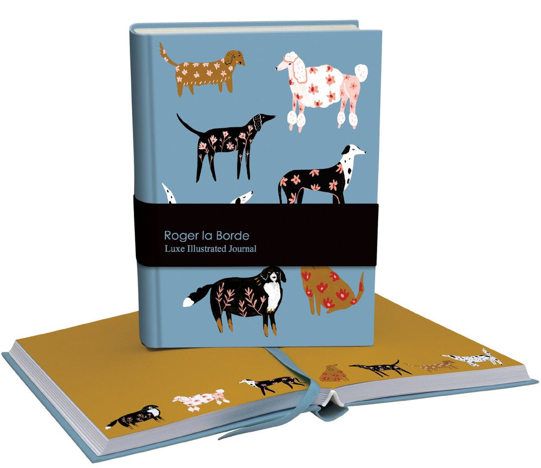 Roger la Borde Cinnamon and Ginger Dogs Softback Journal