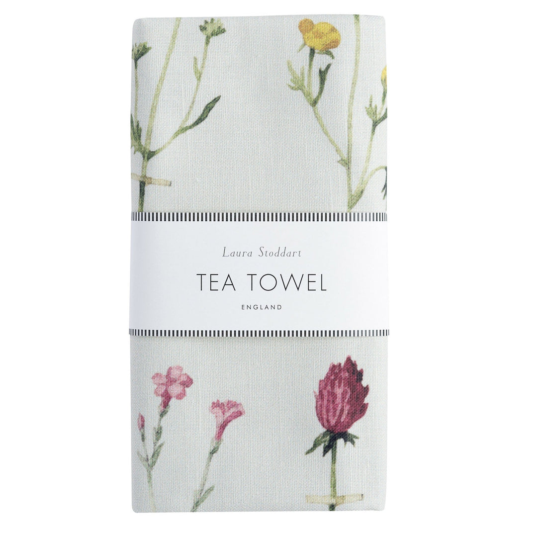 Laura Stodart Wild Flowers Tea Towel