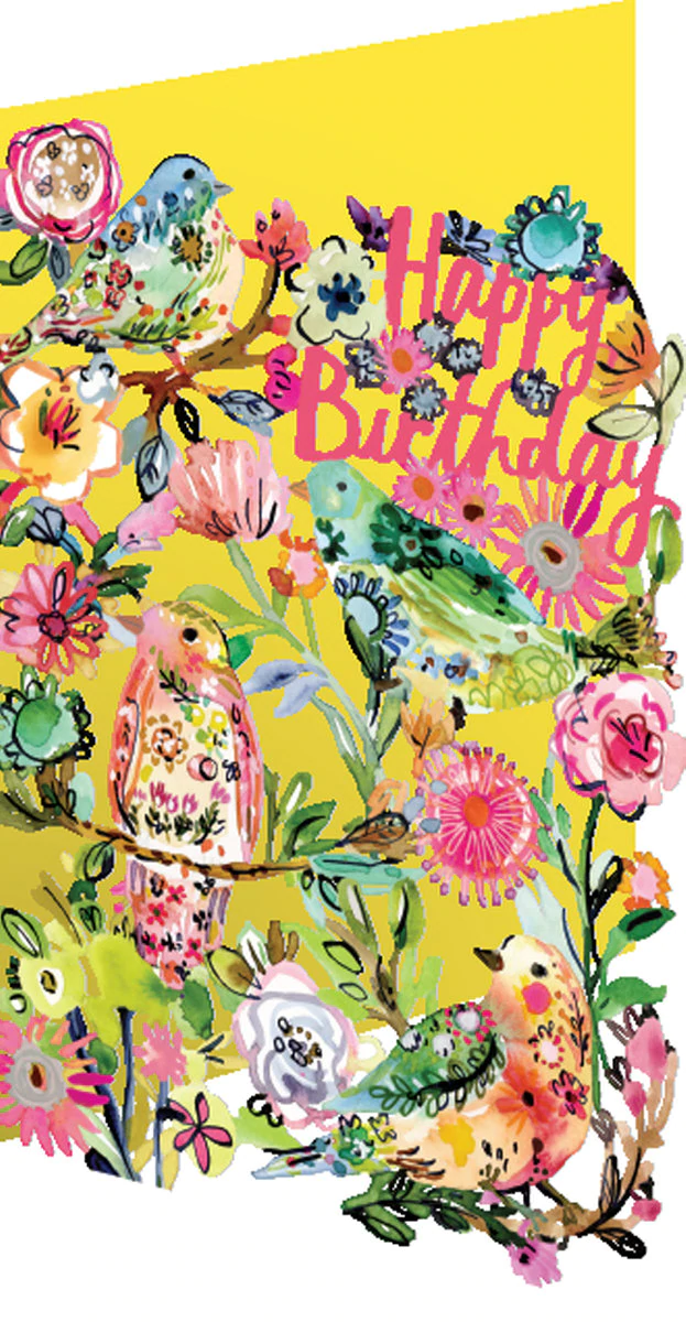 Wild Batik Lasercut Greeting Card