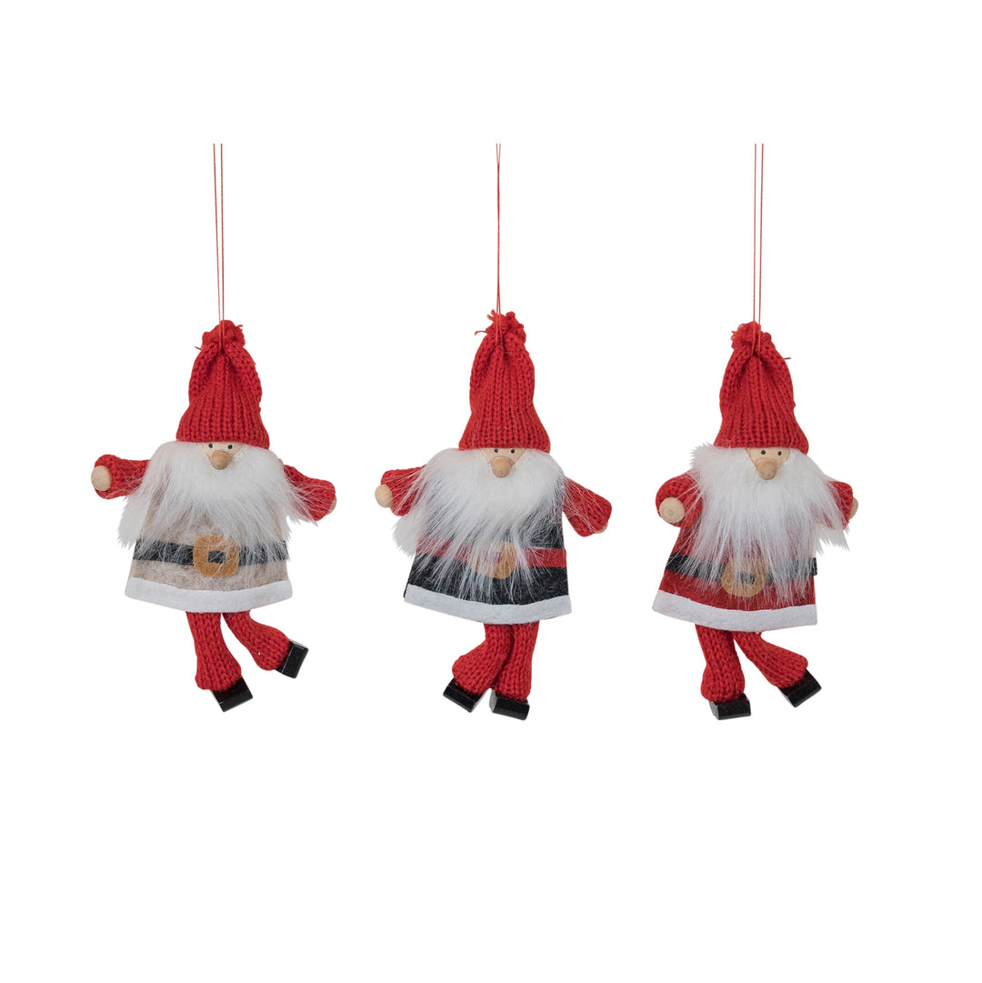 Knitted Hanging Santas
