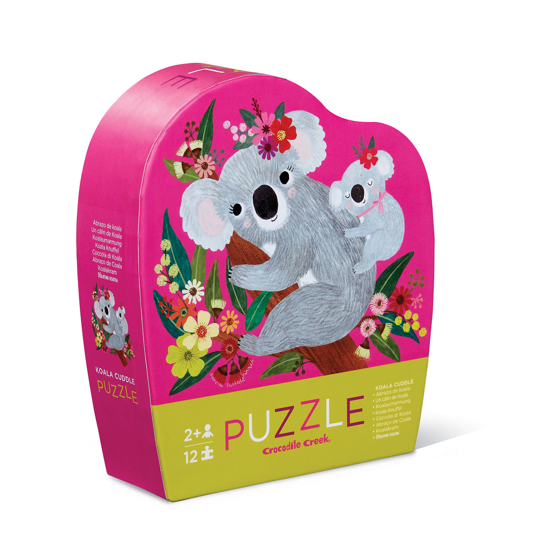 Crocodile Creek Mini Puzzle 12 pc - Koala Cuddle