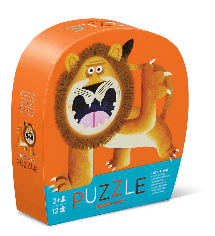 Crocodile Creek Mini Puzzle 12 pc - Lion Roar