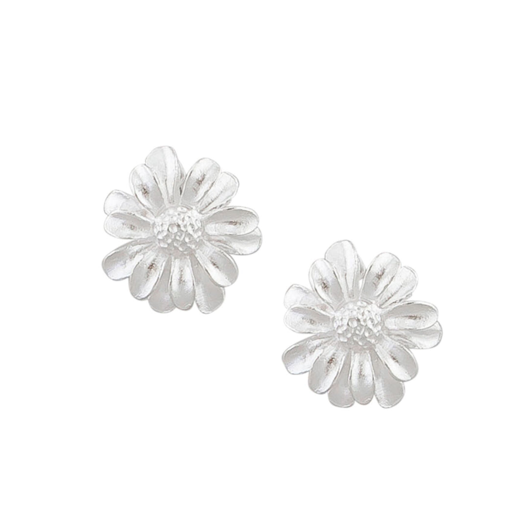 Tiger Tree Silver Bloom Earrings