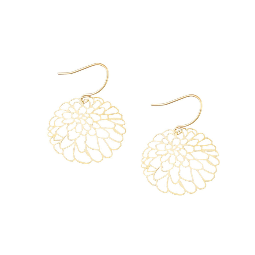 Tiger Tree Gold Oriental Bliss Earrings