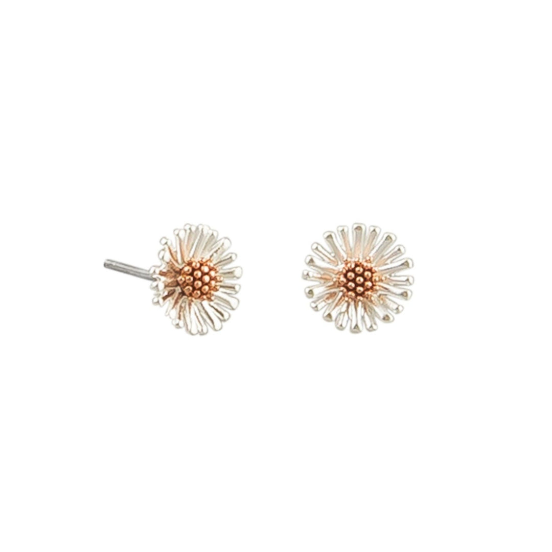 Tiger Tree Silver Fairy Flower Earrings