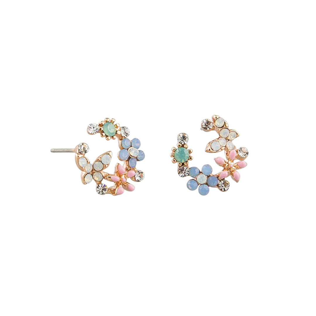 Tiger Tree Crystal Garden Earrings