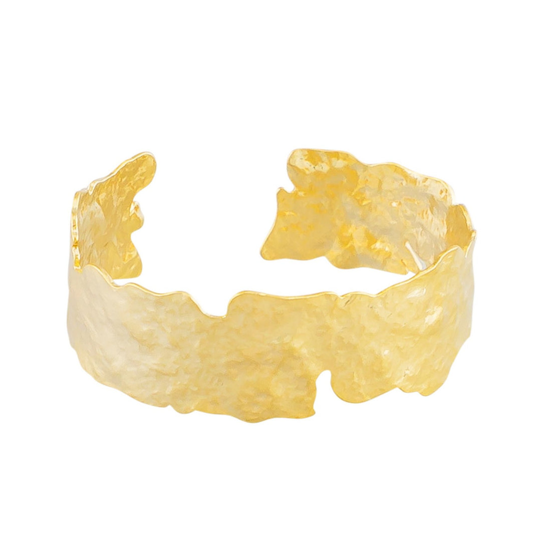 Tiger Tree Gold Forged Bracelet