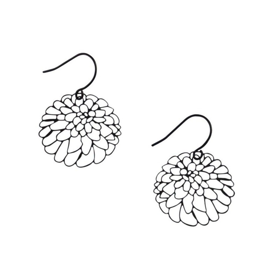 Tiger Tree Black Oriental Bliss Earrings
