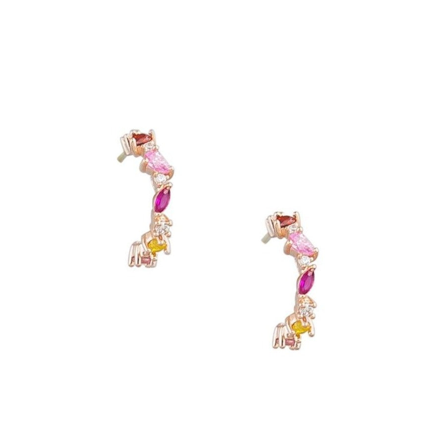Tiger Tree Drop Garden Earrings