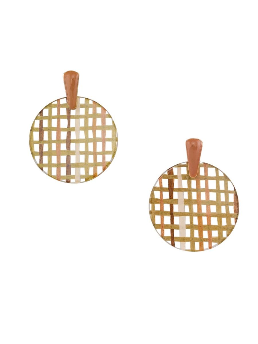Tiger Tree Chocolate Pie Surprise Earrings