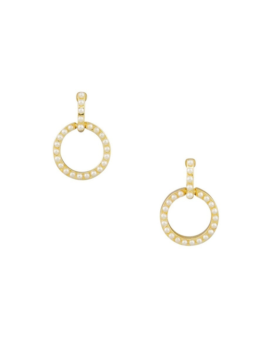Tiger Tree Pearl Hula Earrings