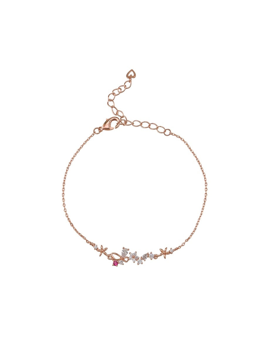 Tiger Tree Rose Gold Pretty in Crystal Bracelet