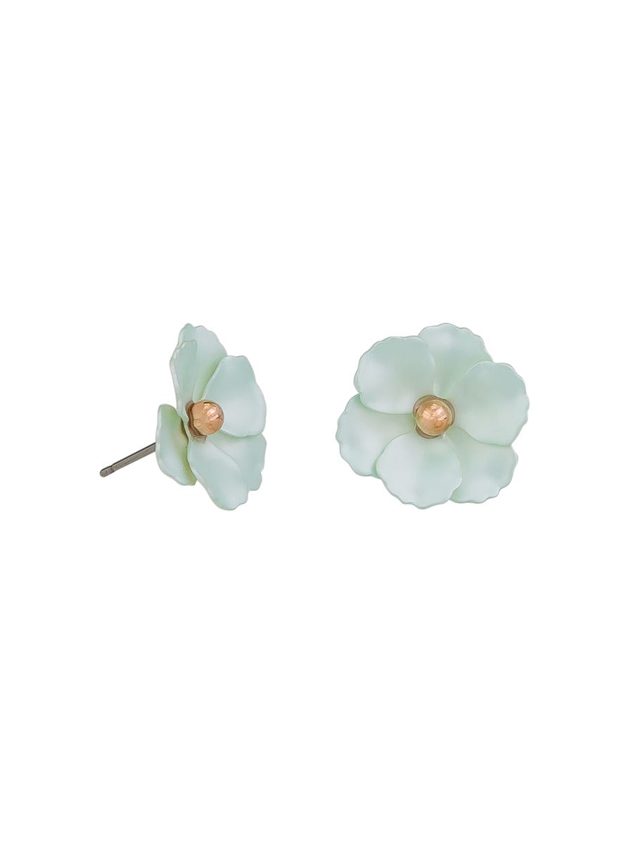 Tiger Tree Soft Aqua Cherry Blossom Studs