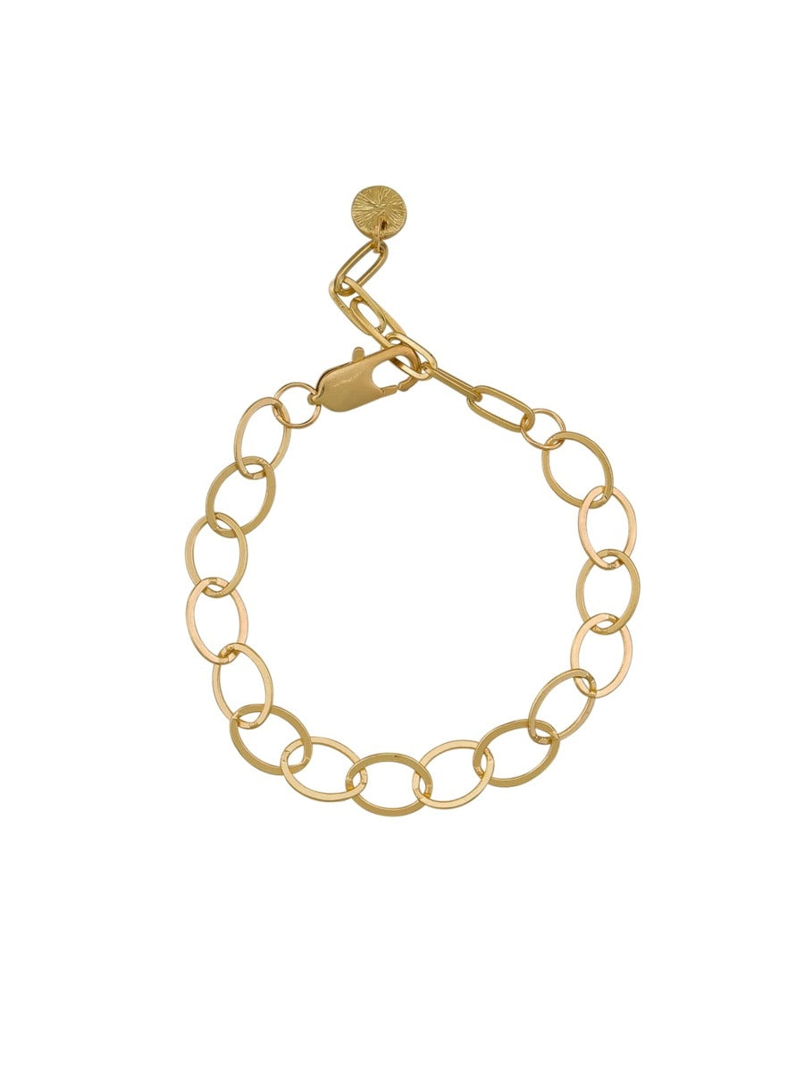 Tiger Tree Flat Linked Disc Bracelet