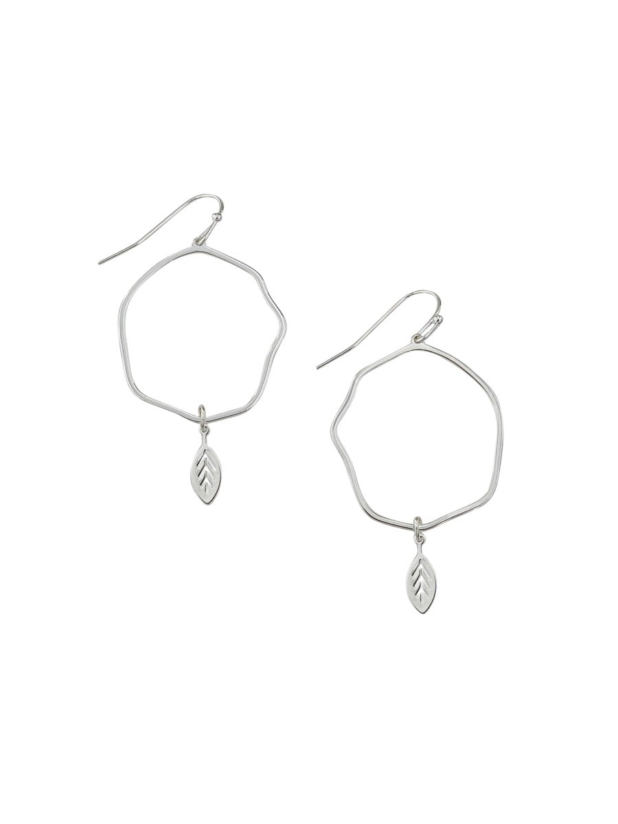 Tiger Tree Gold Leaf on a Cloud Earrings