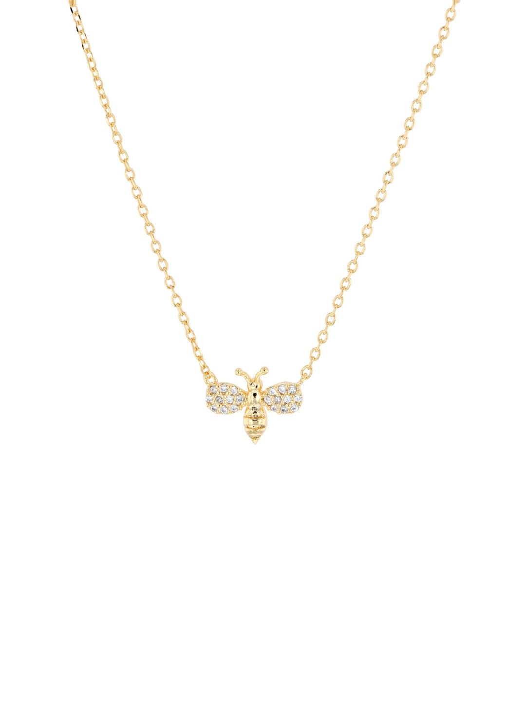 Tiger Tree Gold Free Bee Necklace