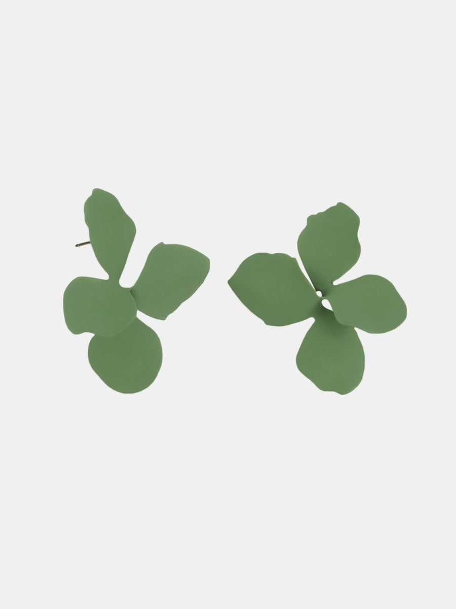 Tiger Tree Green Flora Earrings