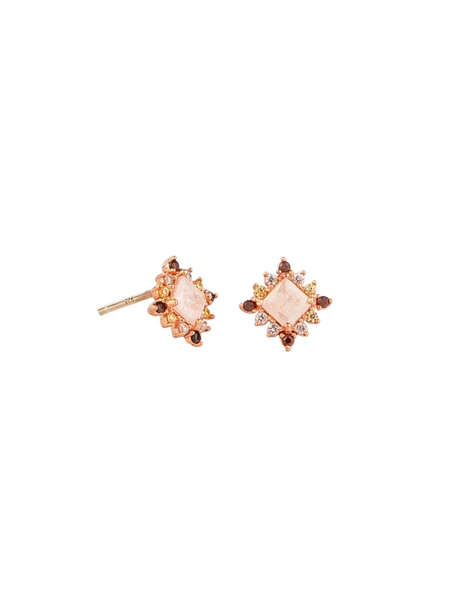 Tiger Tree Rose Gold Dianna Studs