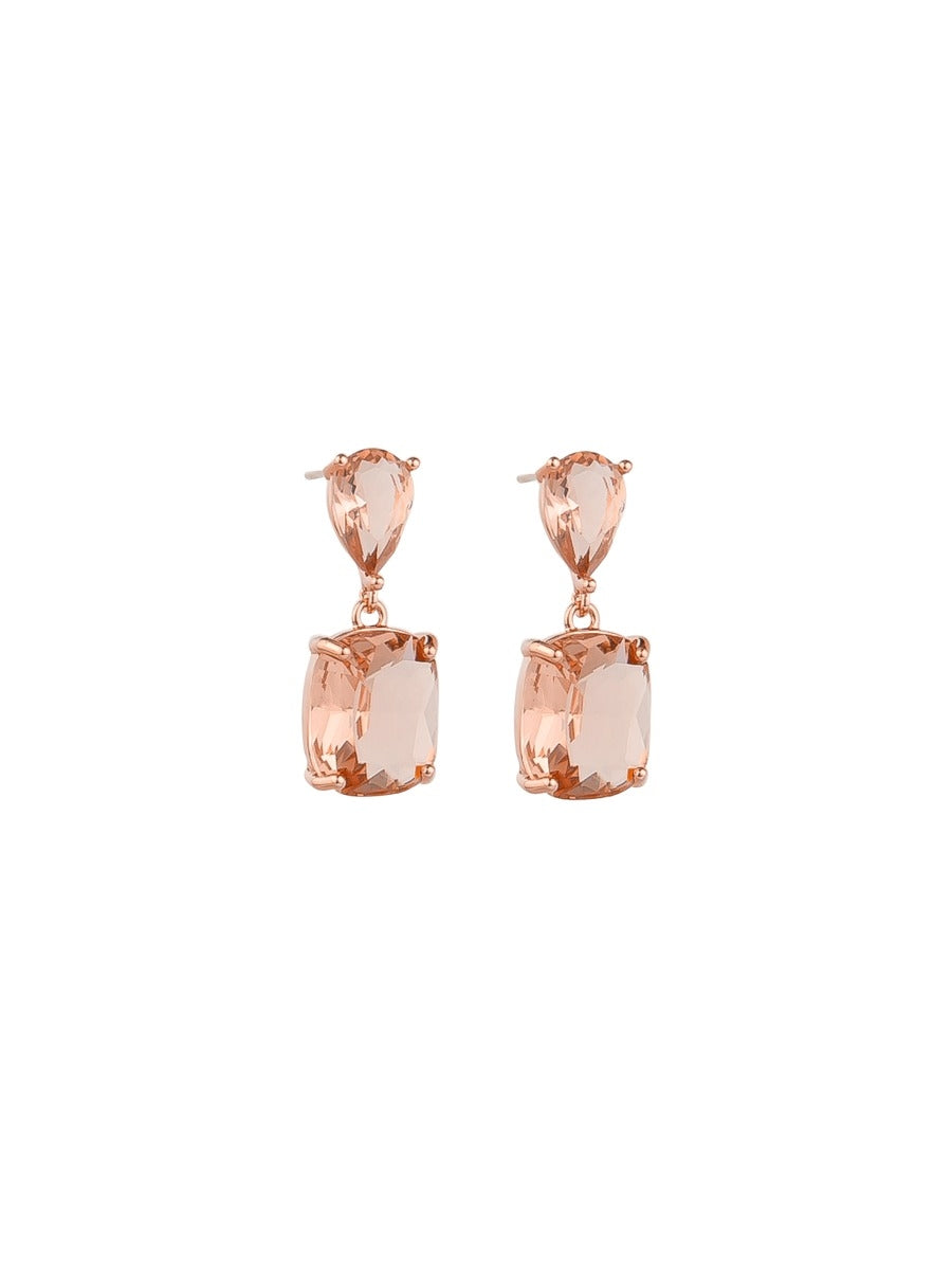 Tiger Tree Blush Double Trouble Crystal Earrings