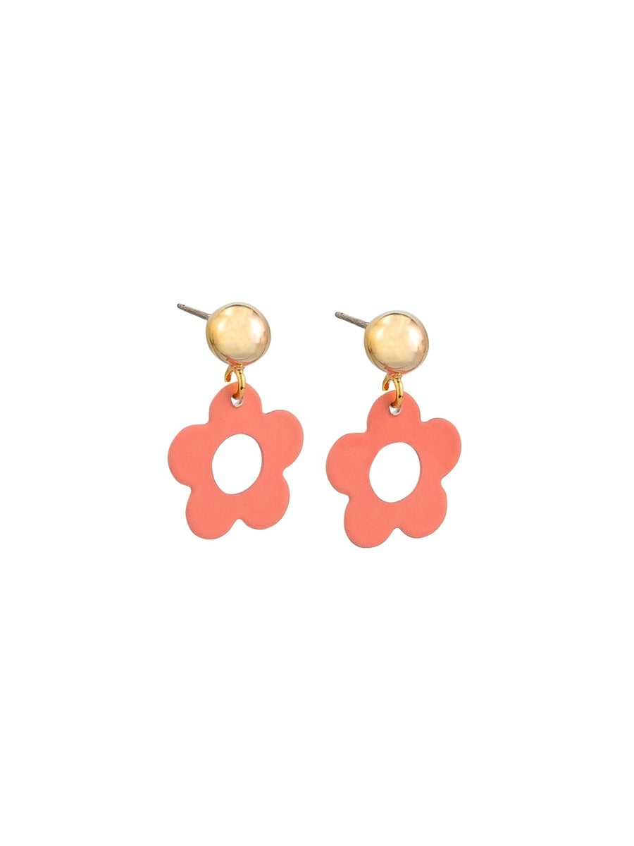 Tiger Tree Pink Pop Flower Earrings