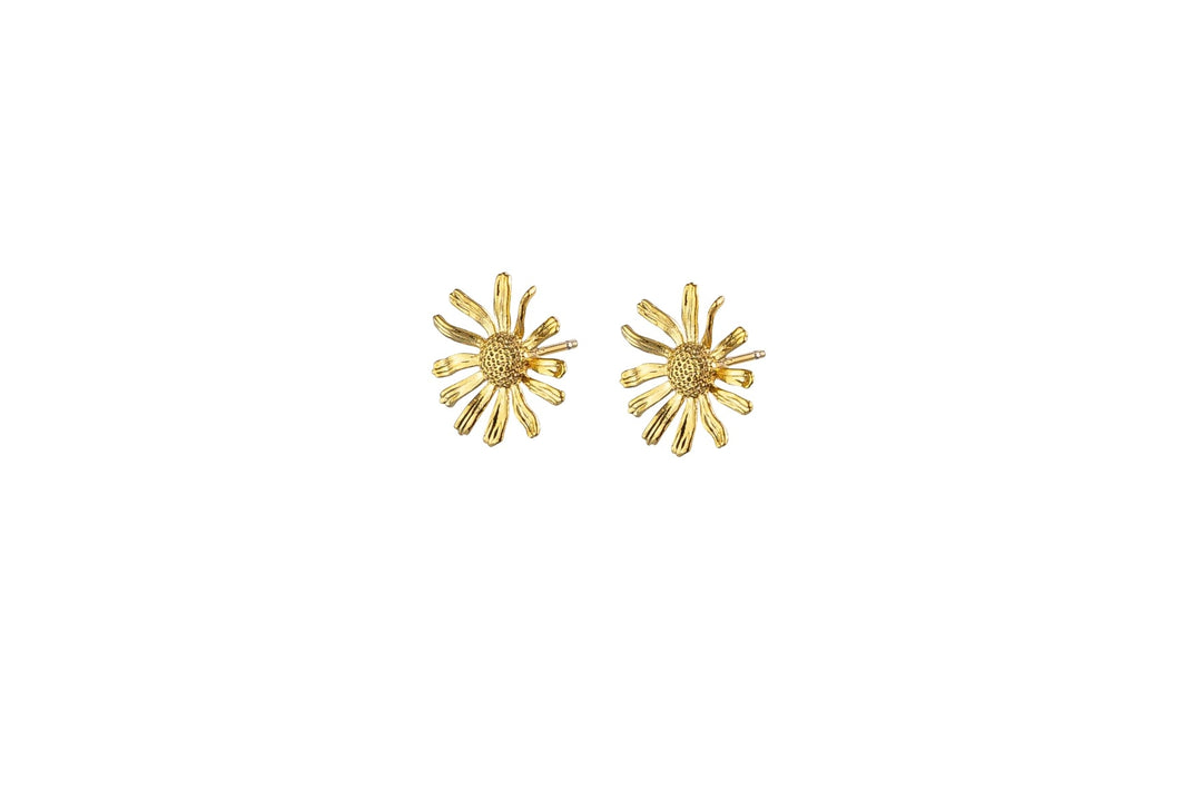 Tiger Tree Gold Gerbera Studs