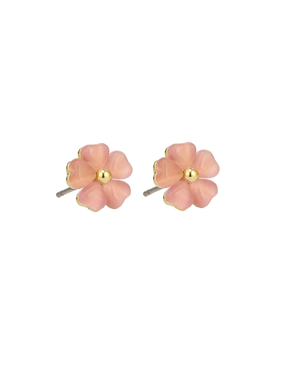Tiger Tree Pink Tiny Flower Stud