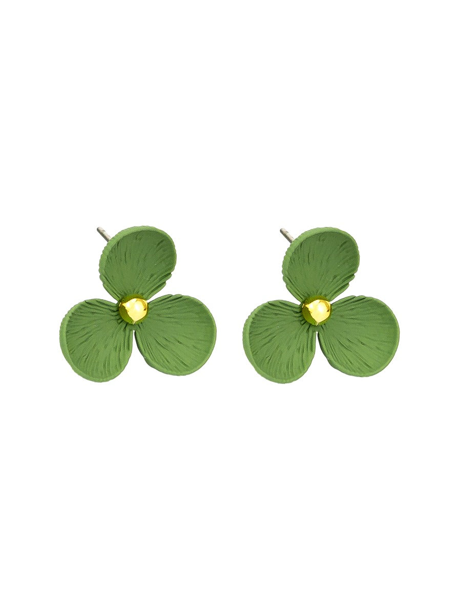 Tiger Tree Green Trillium Stud