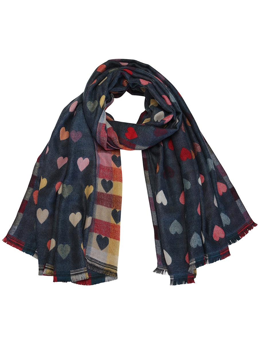 Tiger Tree Denim Romance Scarf