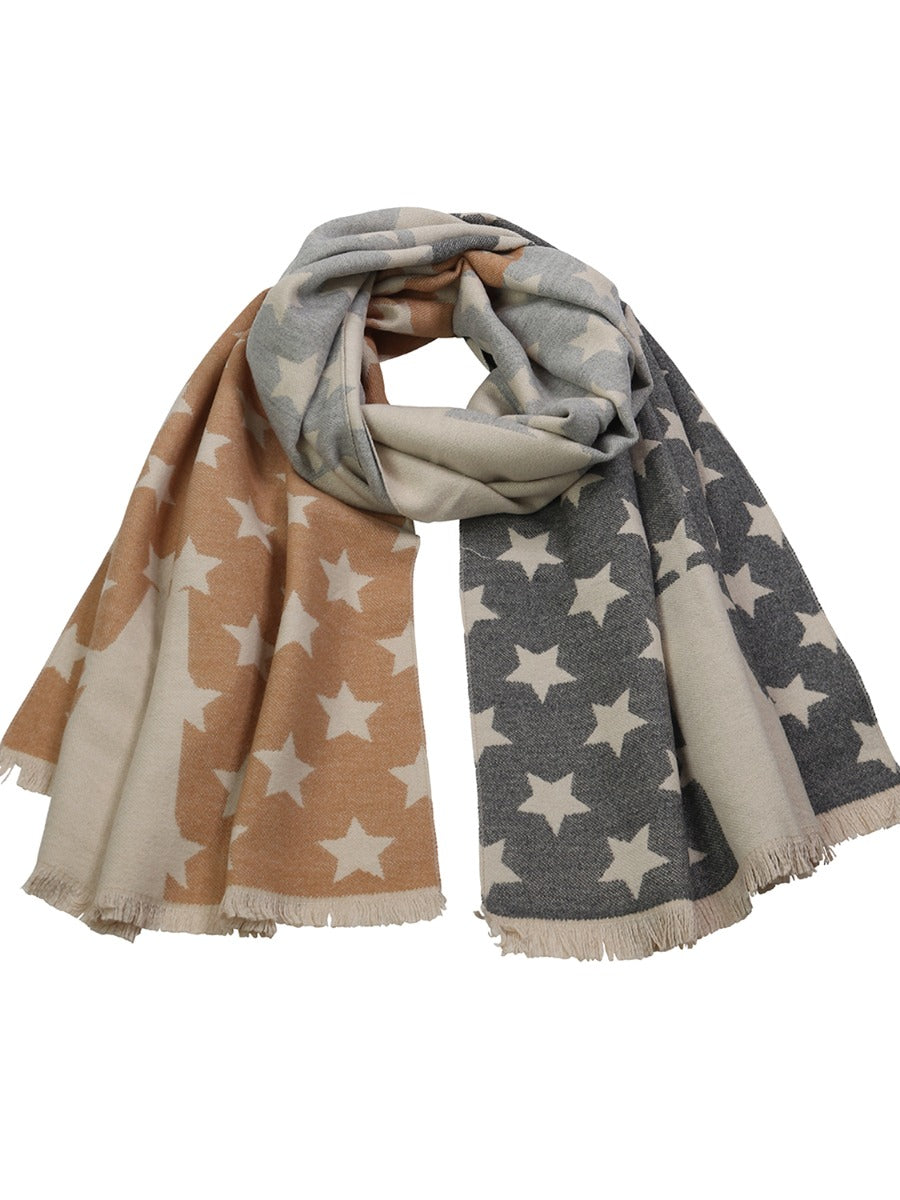 Tiger Tree Winter Constellation Scarf