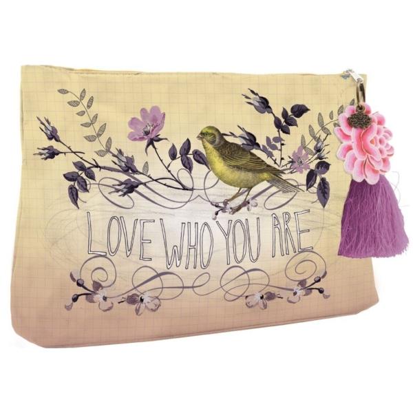 Papaya Love Who You Are Large Accessory Pouch
