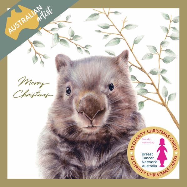 BCNA Charity Christmas Card Pack - Wombat