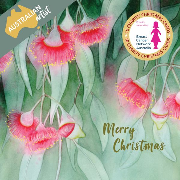 BCNA Charity Christmas Card Pack - Flowering Gum