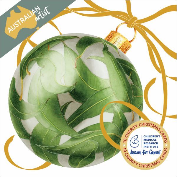 CMRI Charity Christmas Card Pack - Eucalyptus Bauble