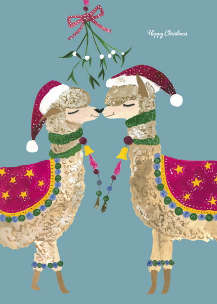 Alpacas Christmas Card
