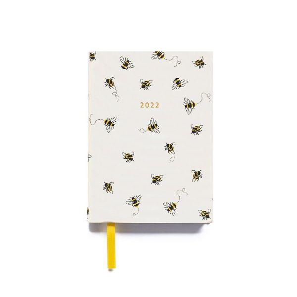 2022 Cath Kidston A6 Linen Diary - Bees