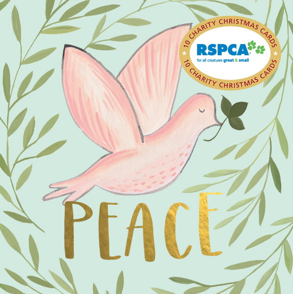 RSPCA Charity Christmas Card Pack - Peace Dove