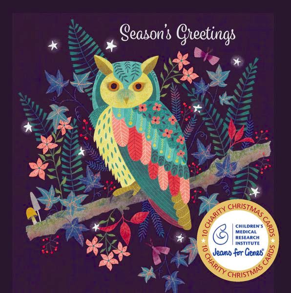 CMRI Charity Christmas Card Pack - Christmas Owl