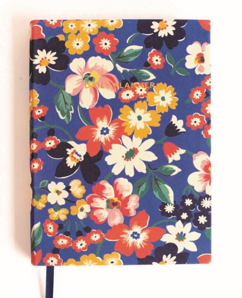Cath Kidston A5 Linen Daily Planner - Blue Floral