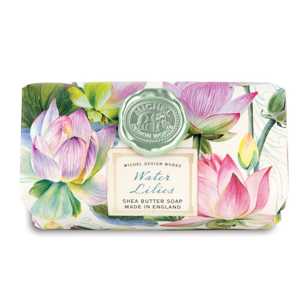 Michel Design Works Large Soap Bar - Water Lilies