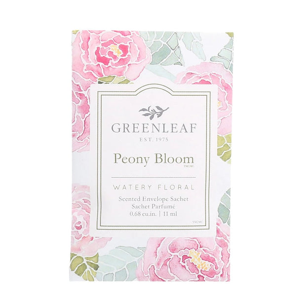 Greenleaf Peony Bloom Small Sachet