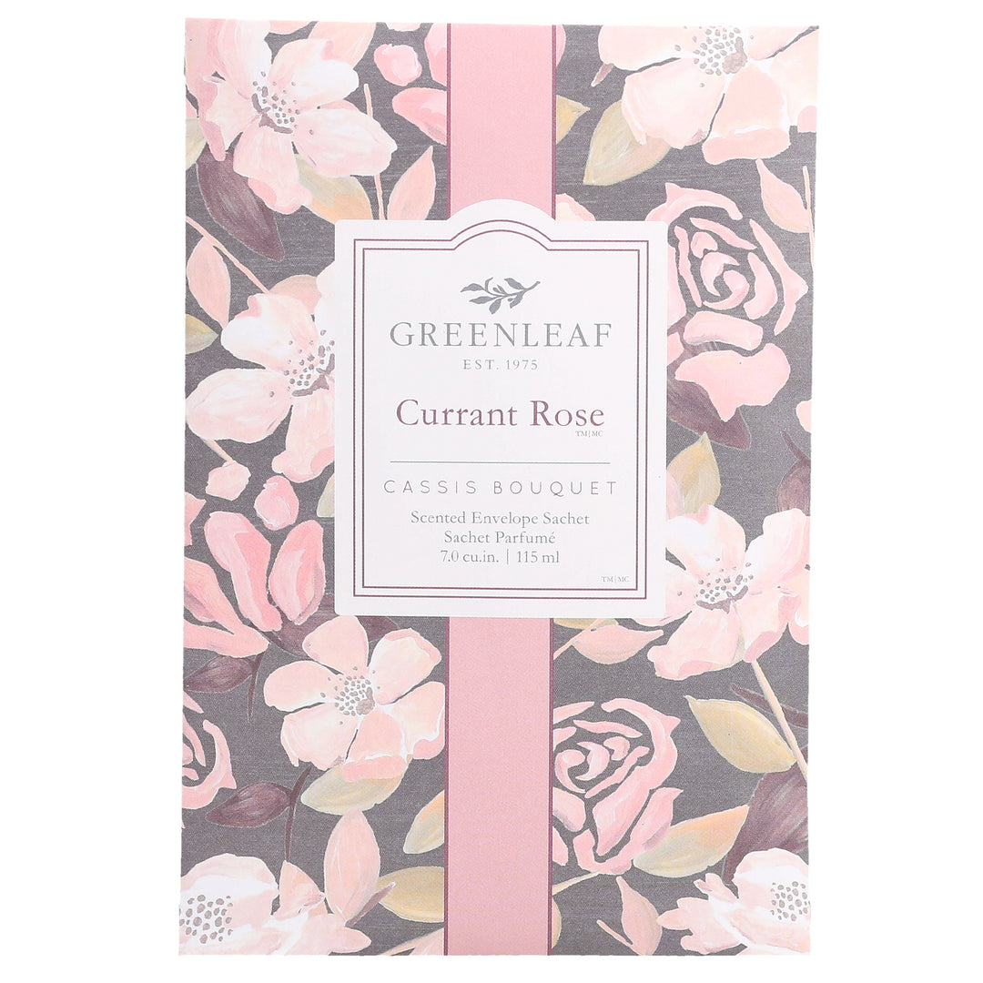Greenleaf Currant Rose Large Sachet