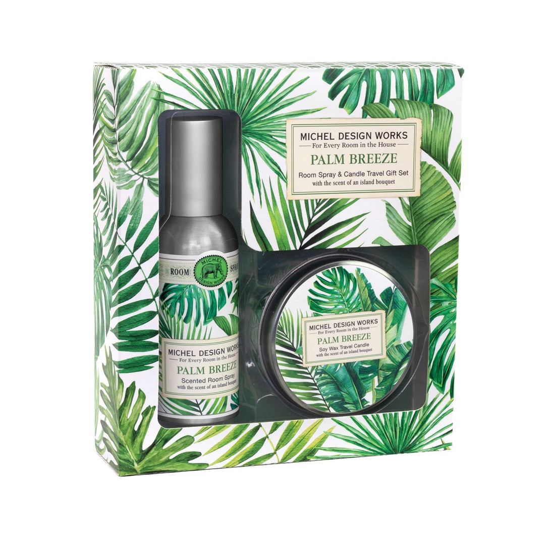 Michel Design Works Palm Breeze Candle & Room Spray Gift Set