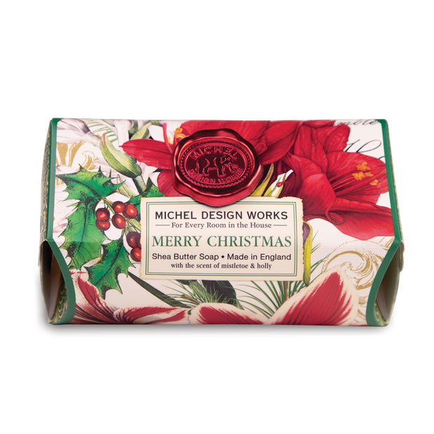 Michel Design Works Merry Christmas Large Soap Bar